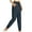 Dark Blue, variant on Women's Work Wear Jogging Pants, Nylon Quick Drying Hiking Pants, Sports, Fitness, Leisure, Outdoor Small Foot Pants for Formal Meeting Date
