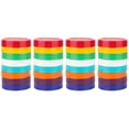 thumbnail image 1 of 32 Pack Plastic Mason Jar Lids - Colored Mason Jar Caps 100% Compatible for Ball Kerr Wide Mason Jars (Wide Mouth),32 pcs x Mason Jar Lids, 1 of 6