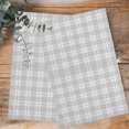 thumbnail image 4 of Gray White Check 1 Pack Kitchen Towel, Water Absorbent Dish Towel, Vintage Farmhouse Buffalo Plaid Decorative Hand Towels - Quick Drying Cloth for Cooking Baking, 18x28 Inch, 4 of 8
