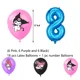 thumbnail image 1 of Decoraciones para fiestas de cumpleaños, decoración para fiestas temáticas de Sanrio Hello Kitty Kuromi, decoración para celebraciones, regalo de cumpleaños, suministros para decoración de fiestas, 1 of 4