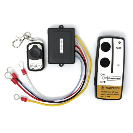 Winch Repair Parts - AUDEW Car Electric Winch Wireless Remote Control 12V/50ft for SUV Truck ATV Tuff