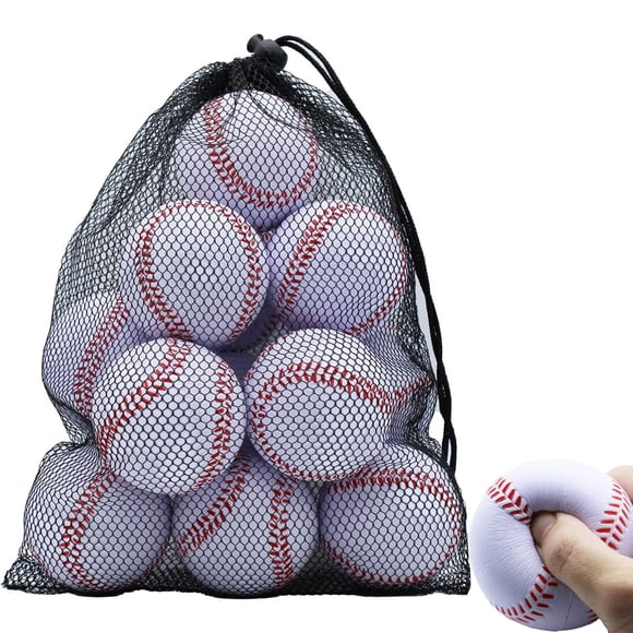 Paquete de 12 pelotas Foam Baseball Magicorange para entrenamiento práctico