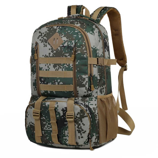 Sac à Dos de Randonnée Résistant à l'Eau en Toile Oxford Sacs à Dos d'Escalade pour Camping Randonnée