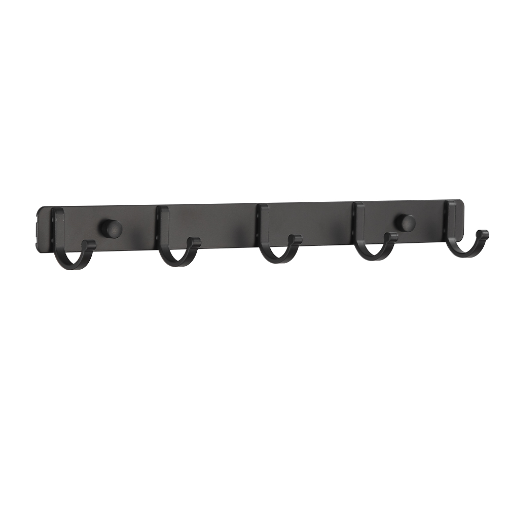 Coat Rack Wall Mount Wall Hooks Hat Rack Adhesive Wall Hooks Rail Heavy