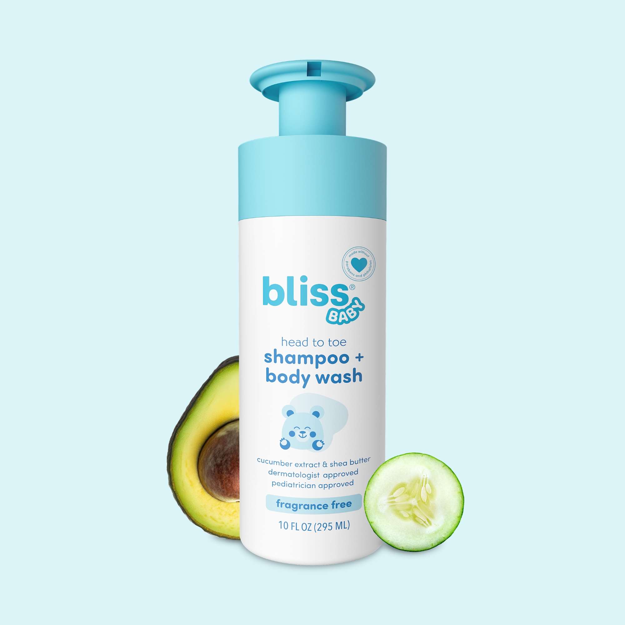Bliss Baby Shampoo and Wash 2-in-1 Fragrance-Free photo 3