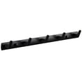 thumbnail image 2 of Wall-Mounted Coat Rack-4/5 Hook Space Aluminum Wall Coat Hooks with Screws, Metal Towel Rack for Hanging Clothes Bags, Matte Black/White Robe Hook for Kitchen Entryway Bathroom, 2 of 8
