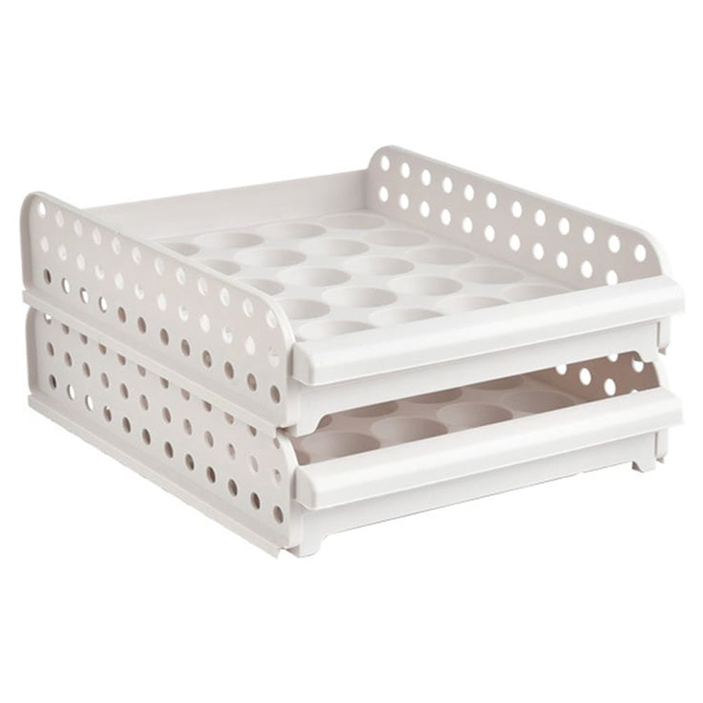 Masteelf  Egg Container Refrigerator Crisper Organizer Kitchen Drawer for Fridge
