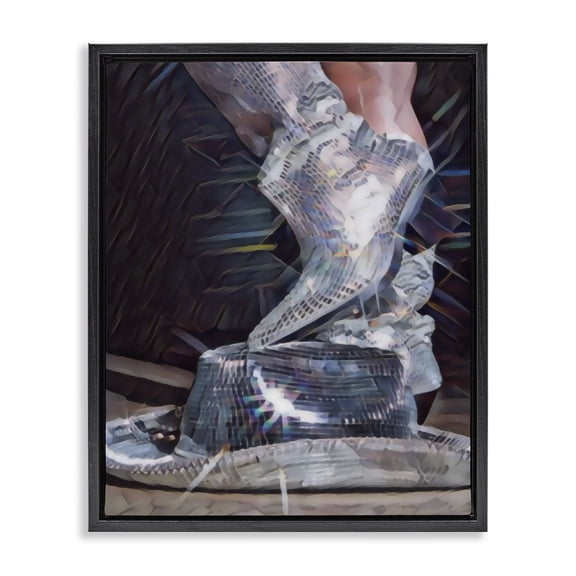 Stupell Industries Southwestern Black Floating Frame Canvas Art, 17 x 21, by Jesse Keith