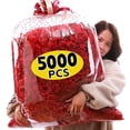 thumbnail image 2 of 5000/100 piezas de pétalos de rosa artificiales de imitación de colores rojos, pétalos de rosa de seda para el día de San Valentín, bodas, fiestas, decoración romántica, 2 of 5