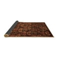thumbnail image 2 of Ahgly Company Indoor Round Abstract Brown Modern Area Rugs, 3' Round, 2 of 4
