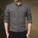 thumbnail image 5 of Ceisia Men's Winter Gift Casual Fashion Checkered Patchwork Long-Sleeve Button-Up Turndown Collar Outwear Jacket - Soft Breat hable Polyester Top, 5 of 7