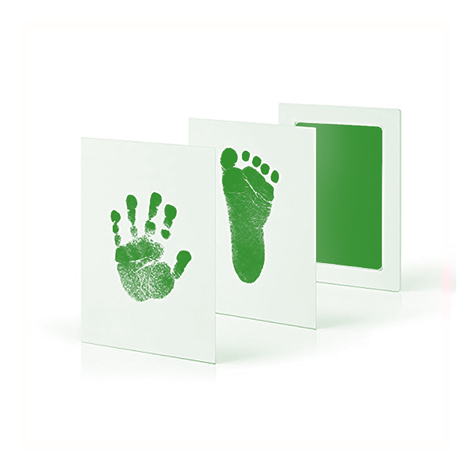 Baby Handprint Footprint Print in REAL Foil Inkless Hand and 