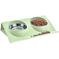 thumbnail image 1 of Comedero para gatos, comedero doble para gatos, comedero basculante para gatos, comedero antiderrame y antideslizante para gatos, comedero para cachorros, 1 of 5
