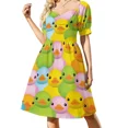 thumbnail image 3 of Vestido de manga corta Dux ropa para mujer vestidos de verano vestidos de mujer para mujer Vestido de noche para mujer, 3 of 7