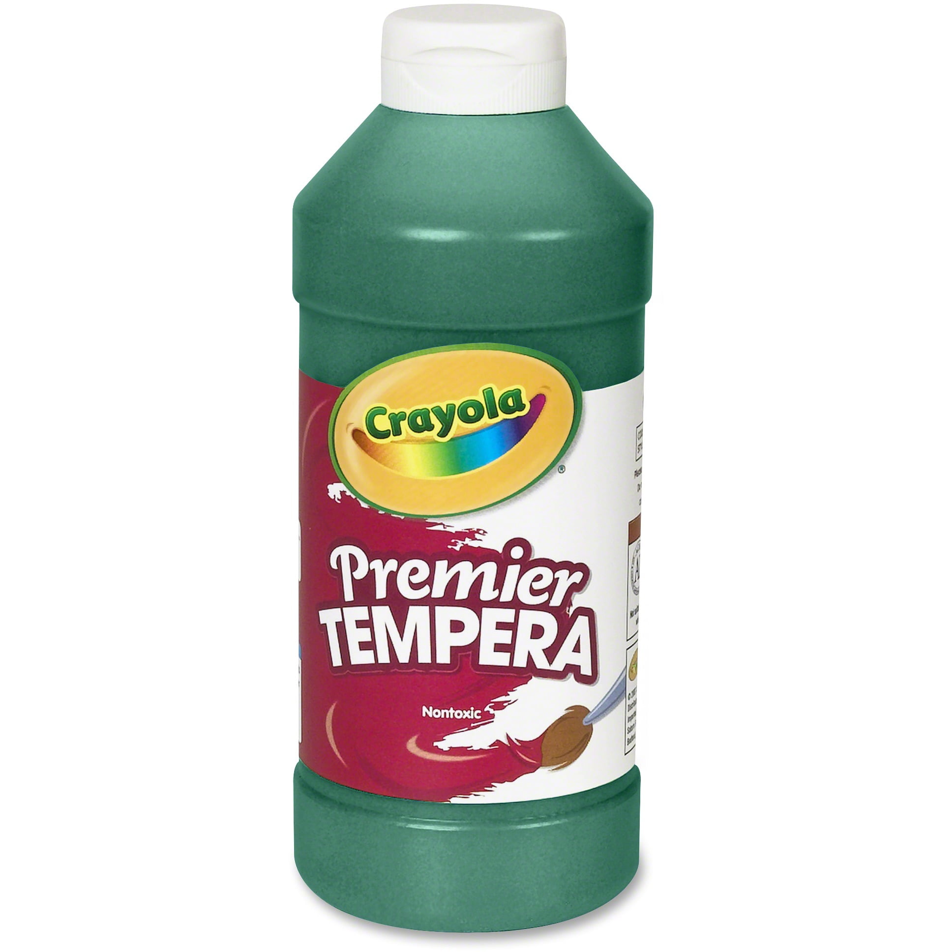 Crayola Green Premier Tempera Paint 16 Ounce Squeeze Bottle Walmart