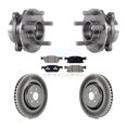 thumbnail image 1 of Transit Auto Front Hub Bearing Assembly Coated Disc Brake Rotors and Ceramic Pads Kit for Car 2019-2023 Lincoln Nautilus with Vented Rear KBB-127245, 1 of 11