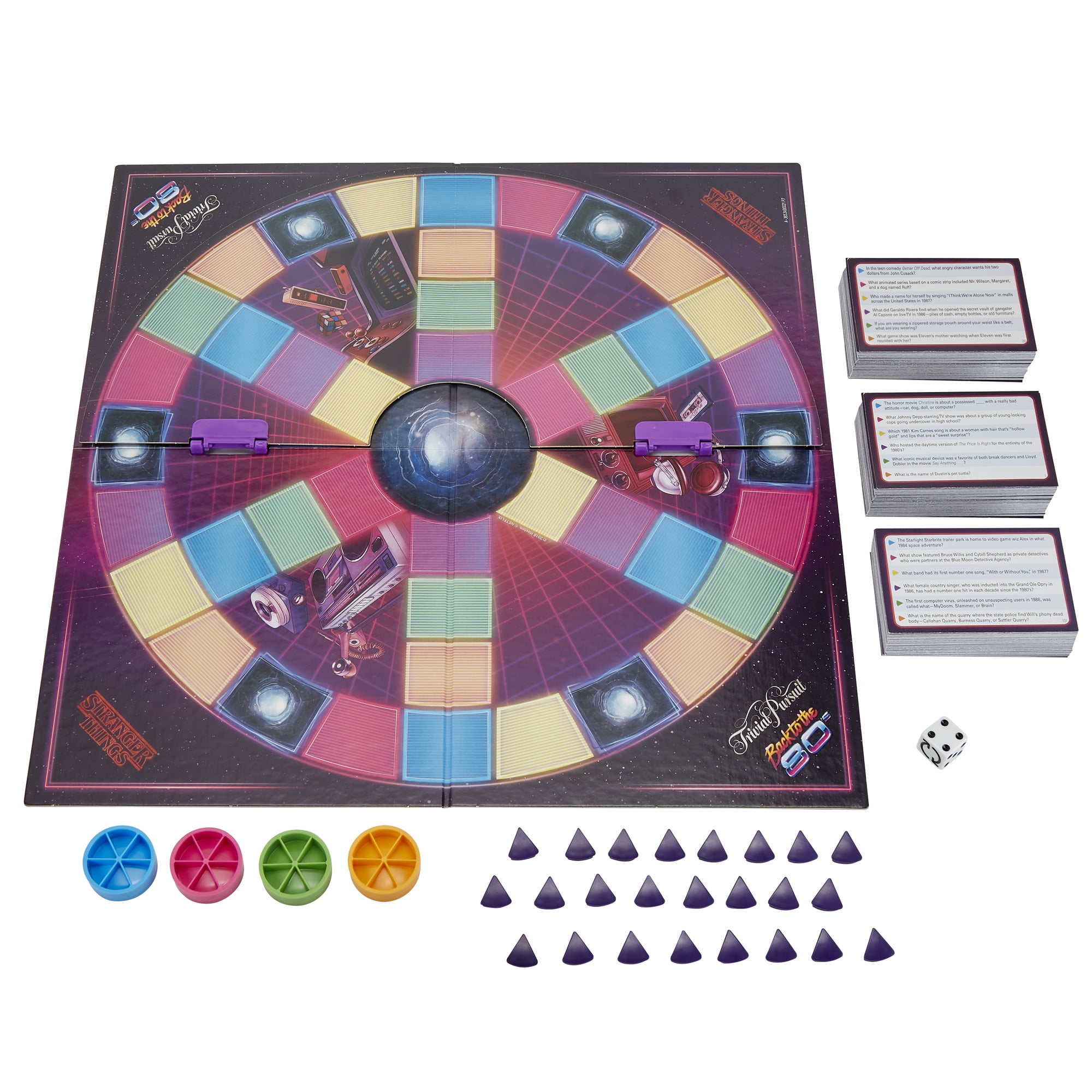 Trivial Pursuit Netflixs Stranger Things Back to The 80s Edition Adult and Teen Party Board Game 