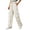 Beige, variant on Baggy Parachute Pants for Womens Wide Leg Cargo Pants Y2k with Pockets Boyfriend Harajuku Streetwear Goth Army Green,3XL