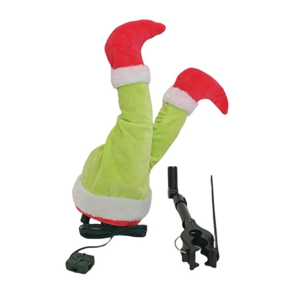 2025 & CISIL - Christmas Leg Tree Decoration, Christmas Tree Decoration Plush Leg Sticky Christmas Tree Top Decoration, Christmas Decoration Party Home Decoration