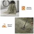 thumbnail image 5 of Sage Green Bathroom Rug 2'x3',Retro Oil Painting Modern Abstract Art Aesthetics Low Profile Front Entryway Rug with Tassels,Woven Cotton Washable Kitchen Mat Carpet for Foyer Bedroom Back Door Decor, 5 of 9