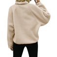thumbnail image 6 of Yokua Thermal Fleece Jacket Button Down Fuzzy Coat for Women Warmth in Cold Weather, 6 of 10