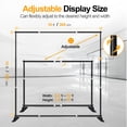 thumbnail image 5 of EMART Banner Stand, 10x10 ft Heavy Duty Adjustable Step and Repeat Backdrop Stand Kit for Photography, Trade Show, Photo Booth, 5 of 7