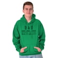 thumbnail image 3 of Dad Genuine World's Greatest Father Men's Big & Tall Graphic Hoodie Brisco Brands 3X, 3 of 3