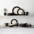 thumbnail image 5 of Noritake Colorwave Chocolate 16-Piece Rim Dinnerware Set, Service for 4, 5 of 7