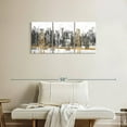 thumbnail image 2 of Elephant Stock Golden Bridge Panorama Wall Art - Horizontal Multi Panel Canvas - Living Room Wall Decor - Places Multi Panel - Gold And Black Decor By Jennifer Goldberger - 38" x 18", 2 of 8
