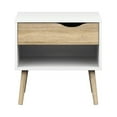 thumbnail image 2 of Pemberly Row Nightstand in White and Oak, 2 of 8