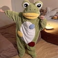 thumbnail image 5 of Funny Monster Hooded Pajamas for Adults Unisex Soft Fleece Loungewear Oversized Jumpsuit for Movie Nights at Home(Xl), 5 of 6