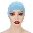 thumbnail image 1 of Gorra cilíndrica monocromática modal, gorra de base, gorra de cuello de mujer de algodón mercerizado de alta elasticidad, 1 of 6