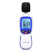 Sound Level Meter, Portable Digital Decibel Meter Audio Noise Measurement 30-130dBA, MA, Decibel Monitoring Tester,Sound Decibel Meter Reader