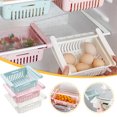 thumbnail image 4 of Drainage Basket & Pull-out Type Refrigerator Organizer Food Egg Fruit Storage Box Freezer Drawer Shelf Hanging Containzer Multi-functional Kitchen Supples, 4 of 7