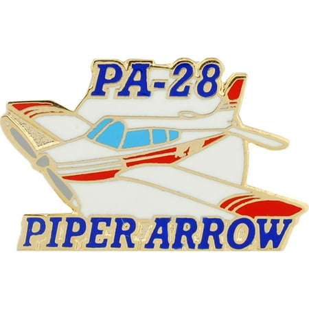 Piper Arrow Airplane Pin 1 1/2