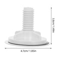 thumbnail image 3 of 4 unids Home Faucet Hole Cubierta Lavado Cuenca Cubierta Cubierta Fregadero decorativo Enchufe, 3 of 8