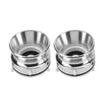 thumbnail image 1 of 1 Par Abridores Con Base ABS 1/4 10 Pulgadas Accesorios Adaptador Cubo para Studer ReVox (plata), 1 of 9