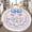 Color 4, variant on Washable Non Slip 4ft Round Rug, Cute Underwater Scene Marine Animals Sailboat Circle Area Rugs with Tassels Carpet for Nursery Bedroom Living Room Playroom Tent Rug Tent Castle