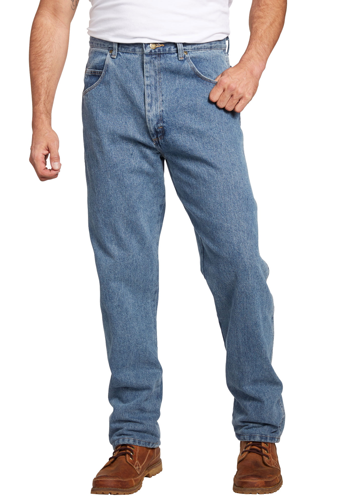 Wrangler - Wrangler Men's Big & Tall Tall Relaxed Fit Classic Jeans ...