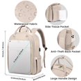 thumbnail image 3 of Mochila para portátil LOVEVOOK resistente al agua para mujer de 15.6 pulgadas, 3 of 8