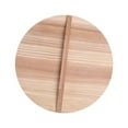 thumbnail image 2 of TISHITA Wooden Pot Lid Wooden Drop Lid,Kitchen Accessory,Lightweight,Anti Scalding Round Skillet Lid Kitchen Cooking Lid Wok Cover 22cm, 2 of 8
