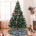 thumbnail image 7 of Picia Nautical Style Print Christmas Tree Skirt , Christmas Tree Skirt Ornaments for Merry Christmas Holiday Party Decorations Indoor Outdoor-30", 7 of 7