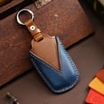 thumbnail image 3 of Lefu Leather Car Remote Key Cover Case Fob Shell Skin For Toyota for Land Cruiser, 3 of 6