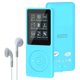 thumbnail image 1 of MP3/MP4 Digital Music Player, HiFi Lossless Sound Music Player with Music/Video/Voice Recording/FM Radio/E-Book Reader (Light Blue), 1 of 5