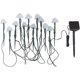 thumbnail image 3 of Luz solar para exteriores, luz solar para caminos con forma de hongo LED Rojo Verde, 3 of 5