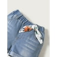 thumbnail image 4 of Newborn Baby Girl Clothes Baby Girl Summer Shorts Baby Girls Jeans Shorts Denim Shorts Blue 3-6 Months, 4 of 5