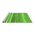 thumbnail image 2 of Ahgly Company Machine Washable Indoor Square Abstract Green Modern Area Rugs, 3' Square, 2 of 4
