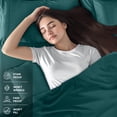 thumbnail image 3 of Juego de sábanas tamaño king Utopia Bedding, 4 piezas, color verde azulado, 3 of 7