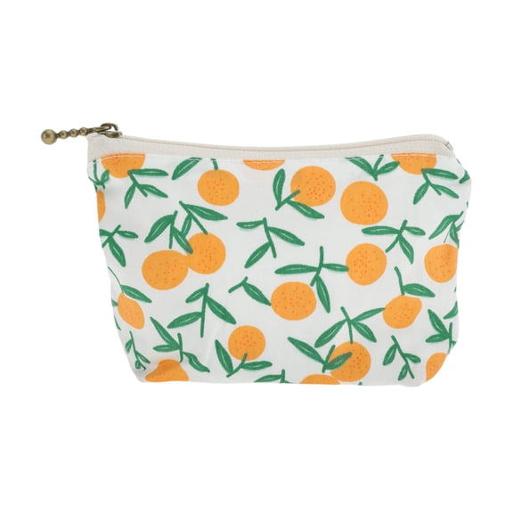 Unique Bargains 1 Pc Coin Purse Wallet Portable Zipper Clown Orange Coin Purse Pouch Large Yellow White Blue