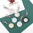 thumbnail image 2 of Pocket Watch Waterproof Quartz Movement Ultra-quiet Large Screen with Lobster Clip Record Time Ultra-Light Battery-operated Unisex Keychain Watch Birthday Gift for Office, 2 of 10